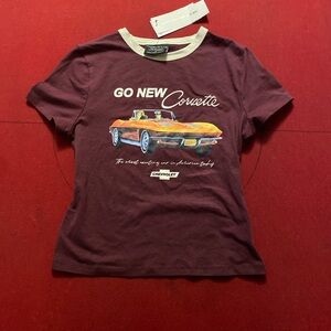 Corvette burgundy baby-tee